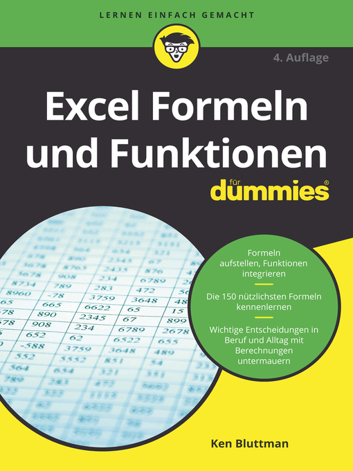Cover image for Excel Formeln und Funktionen für Dummies